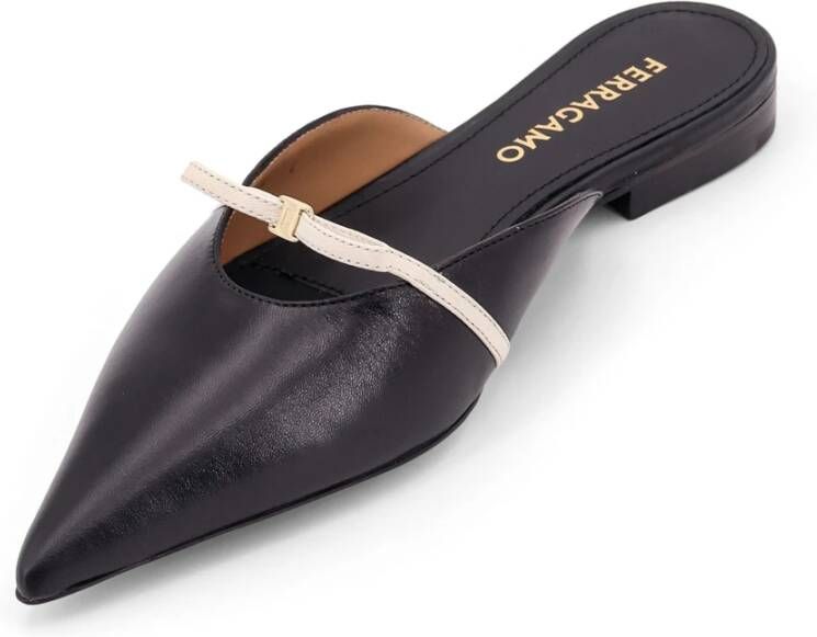 Salvatore Ferragamo Mules Black Dames