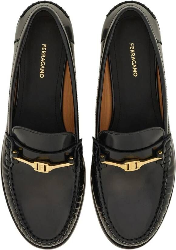 Salvatore Ferragamo Nero Harry Stijlvolle Zwarte Schoenen Black Dames