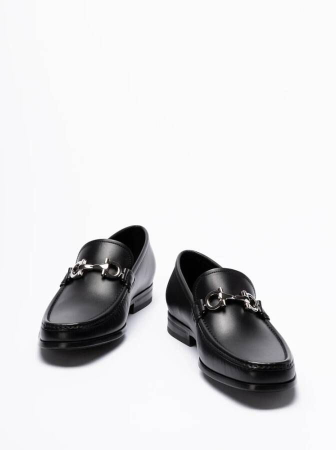 Salvatore Ferragamo Klassieke Nero Loafers Black Heren