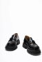 Salvatore Ferragamo Florian Square-Toe Leren Loafers Zwart Black Heren - Thumbnail 9