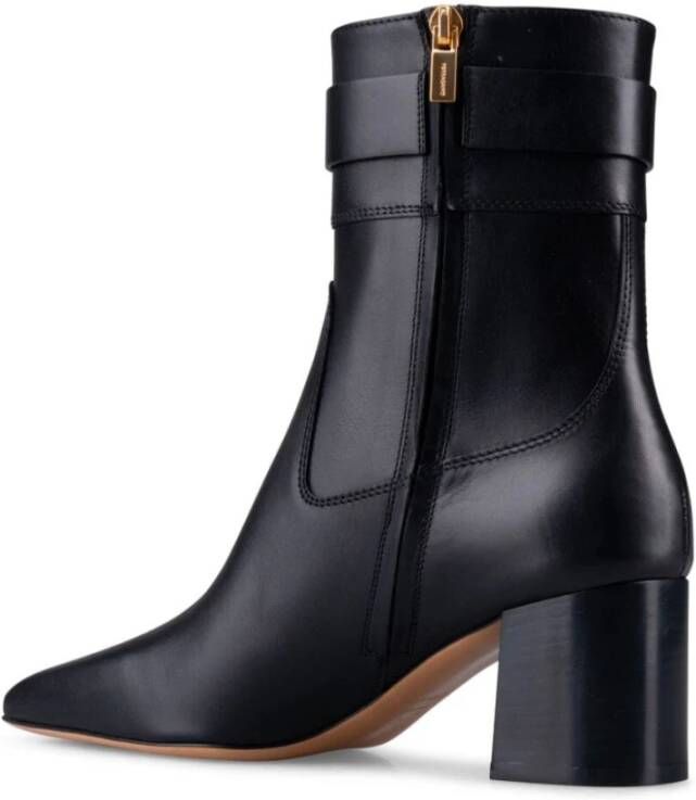 Salvatore Ferragamo Nero ROL Leren Portemonnee Black Dames