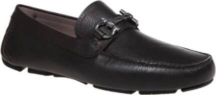 Salvatore Ferragamo Nieuwe Loafer in Parijse Stijl Black Heren