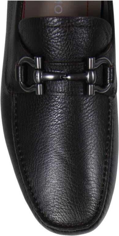 Salvatore Ferragamo Nieuwe Loafer in Parijse Stijl Black Heren