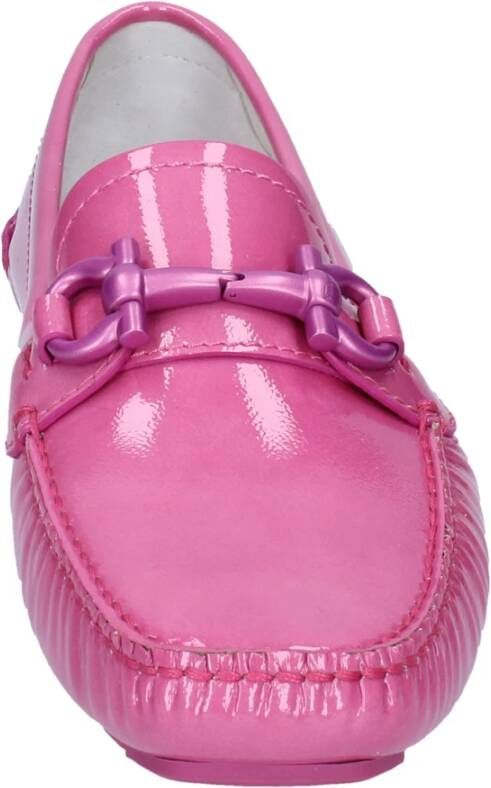 Salvatore Ferragamo Parigi Loafers in Lakleer voor Vrouwen Pink Dames