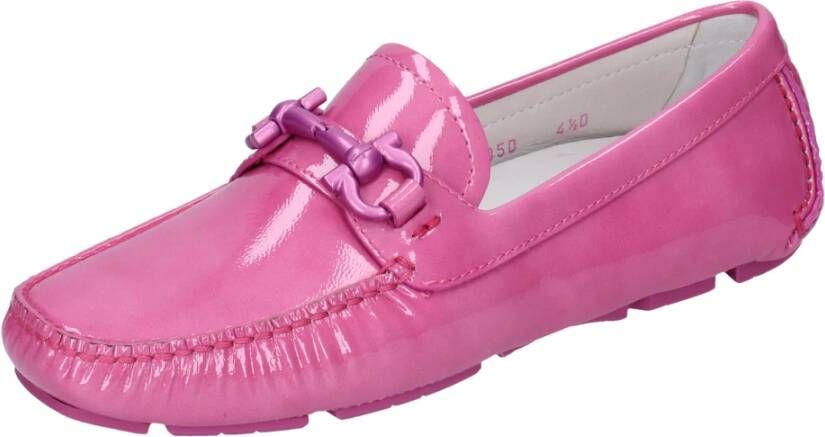 Salvatore Ferragamo Parigi Loafers in Lakleer voor Vrouwen Pink Dames