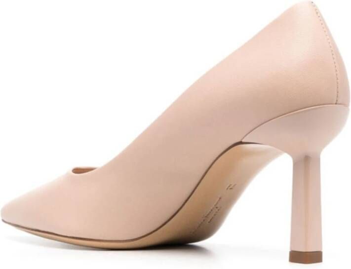 Salvatore Ferragamo Petalo Leren Pumps Hak 7 cm Pink Dames