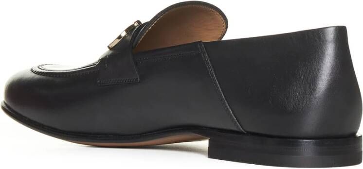 Salvatore Ferragamo Platte Gin Schoenen Black Heren