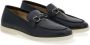 Salvatore Ferragamo Platte Kalfsleren Schoenen Amandel Teen Black Heren - Thumbnail 11