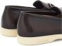 Salvatore Ferragamo Platte Leren Schoenen met Gancini Gesp Brown Heren - Thumbnail 3