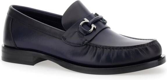 Salvatore Ferragamo Platte schoenen Fort Blue Heren