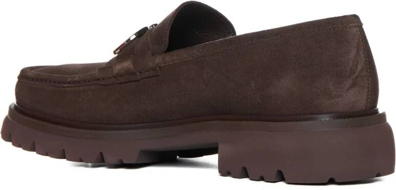 Salvatore Ferragamo Platte schoenen voor vrouwen Brown Heren