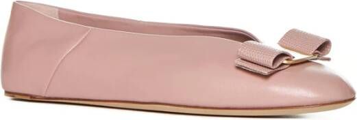 Salvatore Ferragamo Platte schoenen voor vrouwen Pink Dames