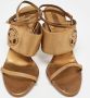 Salvatore Ferragamo Pre-owned Canvas sandals Yellow Dames - Thumbnail 2