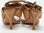 Salvatore Ferragamo Pre-owned Canvas sandals Yellow Dames - Thumbnail 4