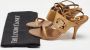 Salvatore Ferragamo Pre-owned Canvas sandals Yellow Dames - Thumbnail 8