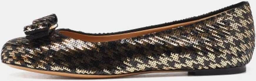 Salvatore Ferragamo Pre-owned Fabric flats Multicolor Dames