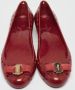 Salvatore Ferragamo Pre-owned Fabric flats Red Dames - Thumbnail 3