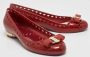 Salvatore Ferragamo Pre-owned Fabric flats Red Dames - Thumbnail 4