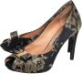 Salvatore Ferragamo Pre-owned Fabric heels Black Dames - Thumbnail 3