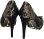 Salvatore Ferragamo Pre-owned Fabric heels Black Dames - Thumbnail 4