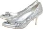 Salvatore Ferragamo Pre-owned Fabric heels Gray Dames - Thumbnail 3