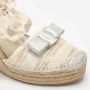 Salvatore Ferragamo Pre-owned Fabric sandals Beige Dames - Thumbnail 7