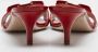 Salvatore Ferragamo Pre-owned Fabric sandals Red Dames - Thumbnail 3