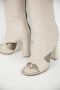 Salvatore Ferragamo Pre-owned Leather boots Beige Dames - Thumbnail 6