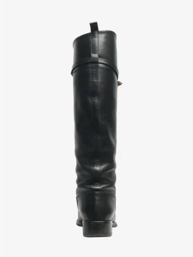 Salvatore Ferragamo Pre-owned Leather boots Black Dames