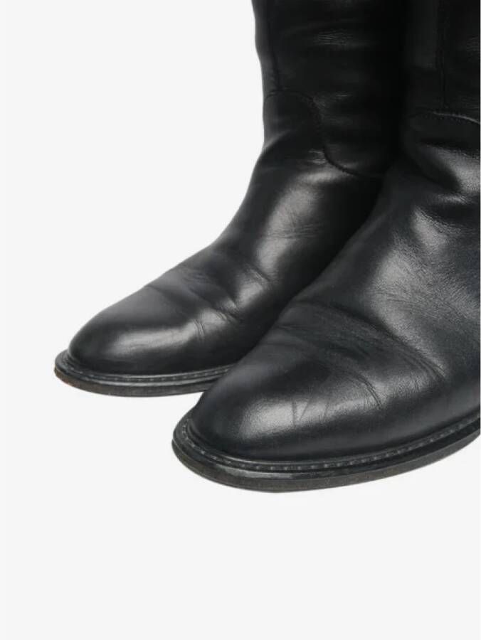 Salvatore Ferragamo Pre-owned Leather boots Black Dames