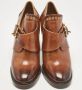 Salvatore Ferragamo Pre-owned Leather boots Brown Dames - Thumbnail 2