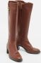 Salvatore Ferragamo Pre-owned Leather boots Brown Dames - Thumbnail 3