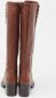 Salvatore Ferragamo Pre-owned Leather boots Brown Dames - Thumbnail 4