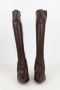 Salvatore Ferragamo Pre-owned Leather boots Brown Dames - Thumbnail 2