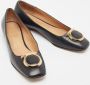 Salvatore Ferragamo Pre-owned Leather flats Black Dames - Thumbnail 4