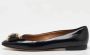 Salvatore Ferragamo Pre-owned Leather flats Black Dames - Thumbnail 2