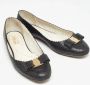 Salvatore Ferragamo Pre-owned Leather flats Black Dames - Thumbnail 4