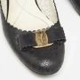 Salvatore Ferragamo Pre-owned Leather flats Black Dames - Thumbnail 9