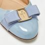 Salvatore Ferragamo Pre-owned Leather flats Blue Dames - Thumbnail 8