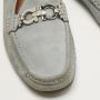 Salvatore Ferragamo Pre-owned Leather flats Blue Dames - Thumbnail 7