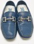 Salvatore Ferragamo Pre-owned Leather flats Blue Heren - Thumbnail 3