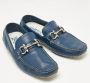 Salvatore Ferragamo Pre-owned Leather flats Blue Heren - Thumbnail 4