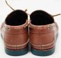 Salvatore Ferragamo Pre-owned Leather flats Brown Dames - Thumbnail 5