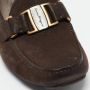 Salvatore Ferragamo Pre-owned Leather flats Brown Heren - Thumbnail 6