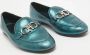 Salvatore Ferragamo Pre-owned Leather flats Green Dames - Thumbnail 4