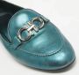 Salvatore Ferragamo Pre-owned Leather flats Green Dames - Thumbnail 8