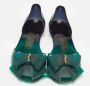 Salvatore Ferragamo Pre-owned Leather flats Green Dames - Thumbnail 2