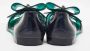 Salvatore Ferragamo Pre-owned Leather flats Green Dames - Thumbnail 4