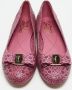 Salvatore Ferragamo Pre-owned Leather flats Pink Dames - Thumbnail 3