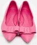 Salvatore Ferragamo Pre-owned Leather flats Pink Dames - Thumbnail 2